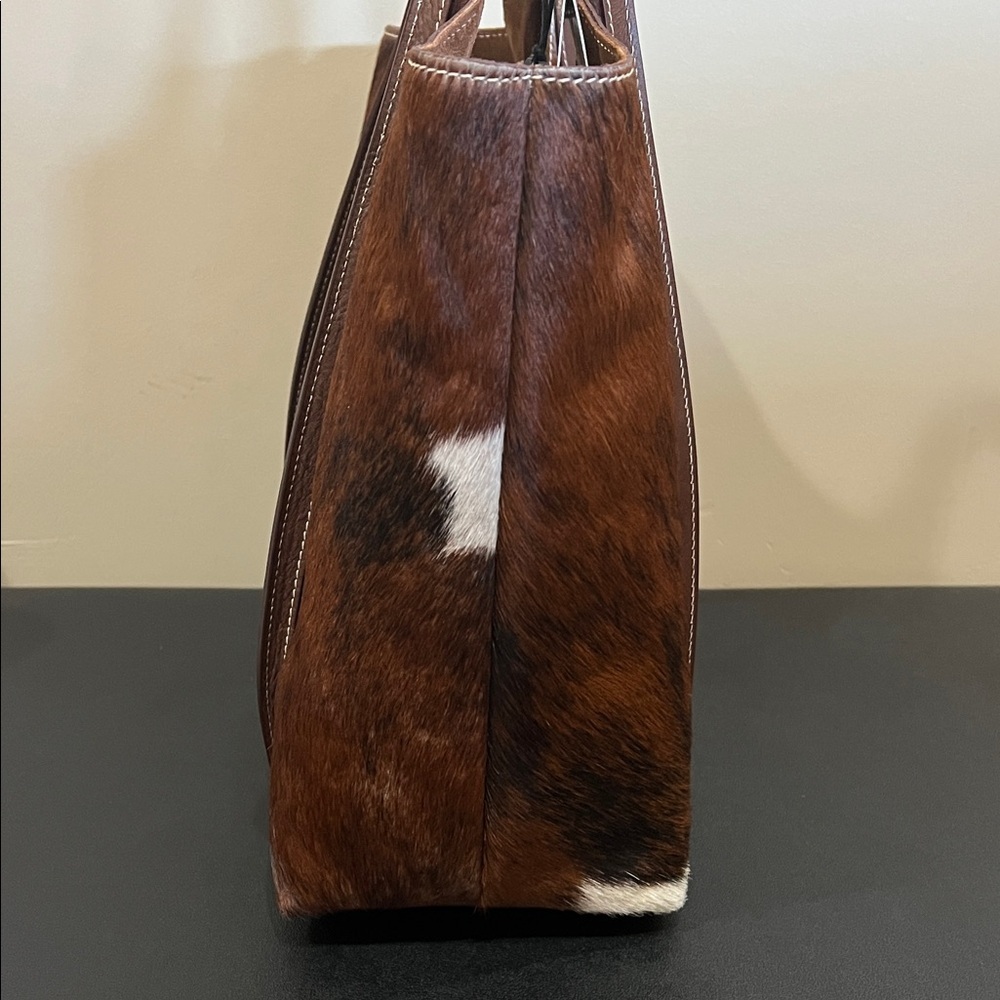 Cavalcanti Collection | Italian Hair On Cowhide Leather Hobo Bag - Picture 7 of 17